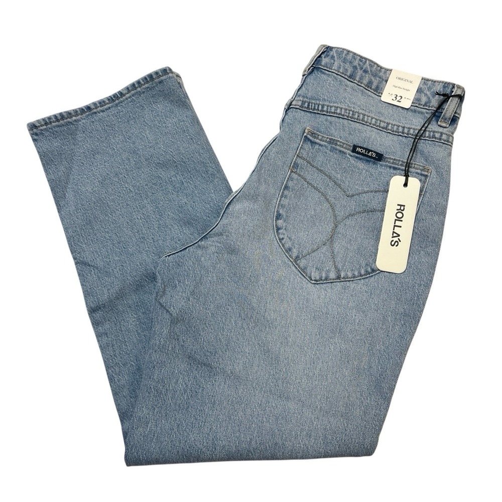 ROLLA'S Light Blue Ankle Crop Jeans